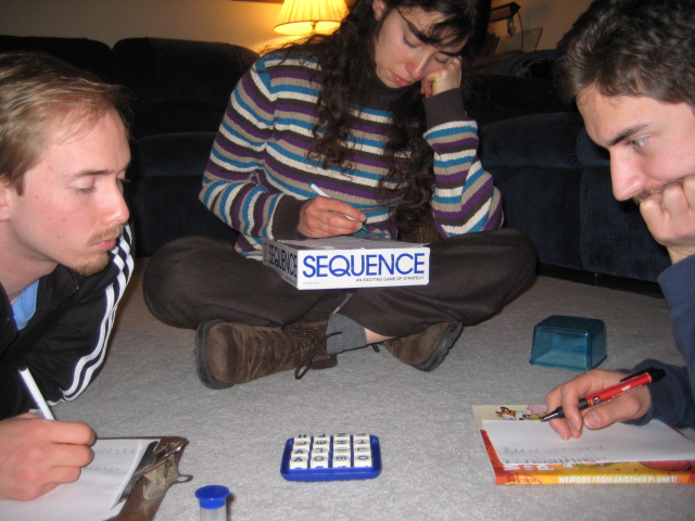 A game of boggle...